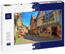 Lais Puzzle - Alte Häuser in der Stadt Dinan, Bretagne - 200 Teile