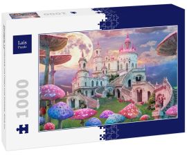 Lais Puzzle - Fantasie, Landschaft mit Pilzen und Schloss, Alice im Wunderland - 1.000 Teile