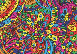 Lais Puzzle - Unmögliche, sehr schwierige, psychedelische Farben - 100, 200, 500 & 1.000 Teile