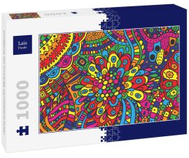 Lais Puzzle - Unmögliche, sehr schwierige, psychedelische Farben - 1.000 Teile