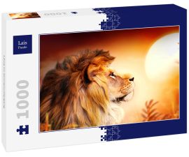 Lais Puzzle - Löwe im Sonnenuntergang - 1.000 Teile