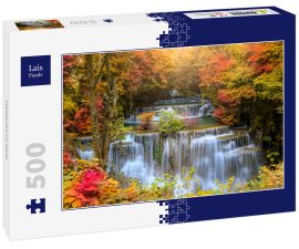 Lais Puzzle - Wasserfall im Wald - 500 Teile
