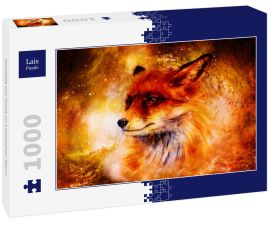 Lais Puzzle - Gemälde von Fuchs im kosmischen Raum - 1.000 Teile