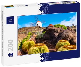 Lais Puzzle - Kaktusgarten, Jardin de Cactus in Guatiza, Lanzarote, Kanarische Inseln, Spanien - 200 Teile