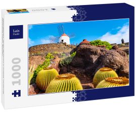 Lais Puzzle - Kaktusgarten, Jardin de Cactus in Guatiza, Lanzarote, Kanarische Inseln, Spanien - 1.000 Teile