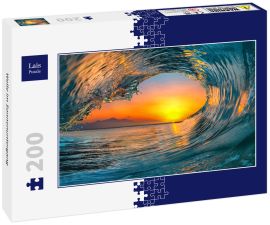 Lais Puzzle - Welle im Sonnenuntergang - 200 Teile