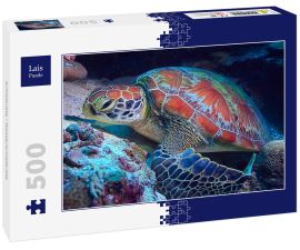 Lais Puzzle - Schildkröte / Wasserschildkröte - 500 Teile