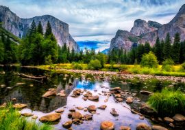 Lais Puzzle - Yosemite Valley View mit El Capitan, Cathedral Rock und The Merced River - 100, 200, 500 & 1.000 Teile