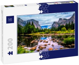 Lais Puzzle - Yosemite Valley View mit El Capitan, Cathedral Rock und The Merced River - 200 Teile