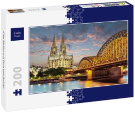Lais Puzzle - Köln Skyline mit Dom und Brücke - 200 Teile