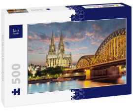 Lais Puzzle - Köln Skyline mit Dom und Brücke - 500 Teile