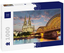 Lais Puzzle - Köln Skyline mit Dom und Brücke - 1.000 Teile