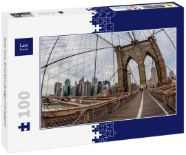 Lais Puzzle - New York, Brooklyn Bridge mit Kabeln - 100 Teile