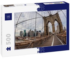 Lais Puzzle - New York, Brooklyn Bridge mit Kabeln - 500 Teile