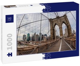 Lais Puzzle - New York, Brooklyn Bridge mit Kabeln - 1.000 Teile