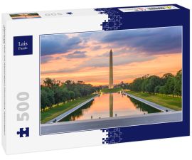 Lais Puzzle - National Wall mit Washington Monument, Washington D.C., USA - 500 Teile