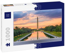 Lais Puzzle - National Wall mit Washington Monument, Washington D.C., USA - 1.000 Teile
