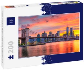 Lais Puzzle - Lower Manhattan Skyline und Brooklyn Bridge New York - 200 Teile
