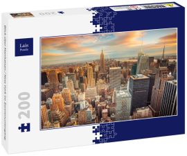 Lais Puzzle - Blick über Manhattan / New York im Sonnenuntergang - 200 Teile