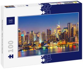 Lais Puzzle - Manhattan / New York bei Nacht - 100 Teile