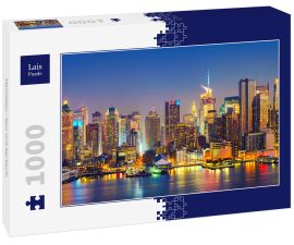 Lais Puzzle - Manhattan / New York bei Nacht - 1.000 Teile