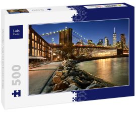 Lais Puzzle - Manhattan / New York mit Brroklyn Bridge - 500 Teile