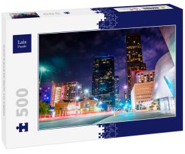 Lais Puzzle - Grand Avenue bei Nacht, Los Angeles - 500 Teile
