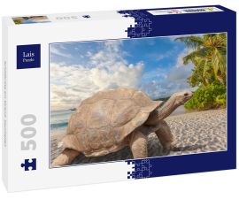 Lais Puzzle - Schildkröte am Strand, Seychellen - 500 Teile