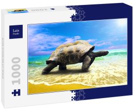 Lais Puzzle - große Schildkröte am Strand - 1.000 Teile
