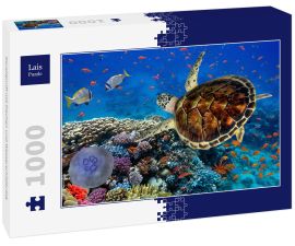 Lais Puzzle - Korallenriff mit Fischen und Wasserschildkröte - 1.000 Teile