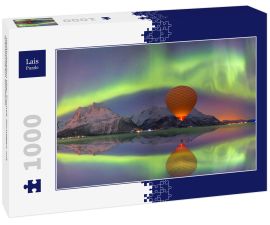 Lais Puzzle - Heißluftballon über Tromsö, Norwegen, mit spektakulärem Nordlicht - 1.000 Teile