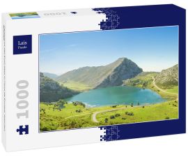 Lais Puzzle - Panorama des Enol-Sees in Picos de Europa, Asturien, Spanien - 1.000 Teile
