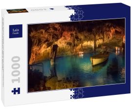 Lais Puzzle - In der Drach-Höhle von Mallorca mit geologischen Mineralien und blauem See in Spanien - 1.000 Teile