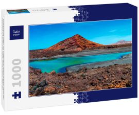 Lais Puzzle - Vulkanische Natur im Timanfaya-Nationalpark nahe der Seeküste in Lanzarote, Kanarische Inseln, Spanien - 1.000 Teile