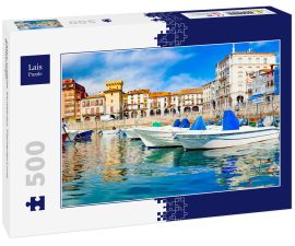 Lais Puzzle - Castro Urdiales, Kantabrien, Fischerdorf und Bootsanleger - 500 Teile