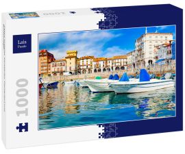 Lais Puzzle - Castro Urdiales, Kantabrien, Fischerdorf und Bootsanleger - 1.000 Teile