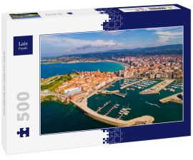 Lais Puzzle - Küste von Gijon mit Sandstrand - 500 Teile