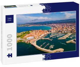 Lais Puzzle - Küste von Gijon mit Sandstrand - 1.000 Teile