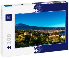 Lais Puzzle - Teide, Teneriffa, Spanien - Der vulkanische Teide und die Hafenstadt Puerto de la Cruz - 100 Teile