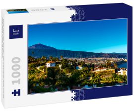 Lais Puzzle - Teide, Teneriffa, Spanien - Der vulkanische Teide und die Hafenstadt Puerto de la Cruz - 1.000 Teile