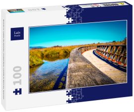 Lais Puzzle - Brücke in Tablas de Daimiel, Ciudad Real, Castilla la Mancha, Spanien - 100 Teile