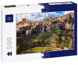 Lais Puzzle - Panorama von Cuenca - mittelalterliche Stadt auf Felsen, Spanien - 500 Teile