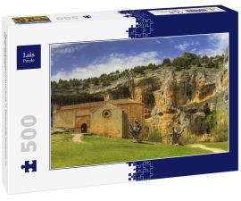 Lais Puzzle - Templerkirchen-Panorama in Flusswölfe Schlucht in Soria, Spanien - 500 Teile