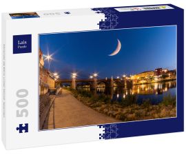 Lais Puzzle - Mirando de Ebro unter Mond, Spanien - 500 Teile