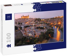 Lais Puzzle - Schöner Panoramablick von Toledo im Sonnenuntergang. Spanien, Kastilien-La Mancha - 100 Teile