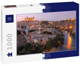 Lais Puzzle - Schöner Panoramablick von Toledo im Sonnenuntergang. Spanien, Kastilien-La Mancha - 1.000 Teile