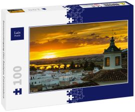 Lais Puzzle - Sonnenuntergang über Badajoz, Extremadura - 100 Teile