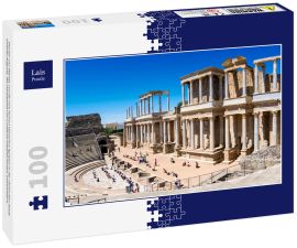 Lais Puzzle - Theater von Mérida, wurde vom Konsul Vipsanius Agrippa in der römischen Stadt Emerita Augusta, der Hauptstadt von Lusitania erbauen lassen, Extremadura - 100 Teile