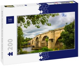 Lais Puzzle - Brücke. Fluss Minho. Ourense Stadt, Galizien, Spanien - 200 Teile