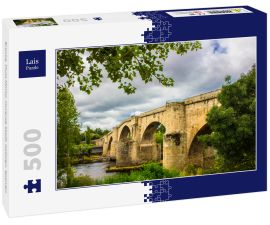 Lais Puzzle - Brücke. Fluss Minho. Ourense Stadt, Galizien, Spanien - 500 Teile